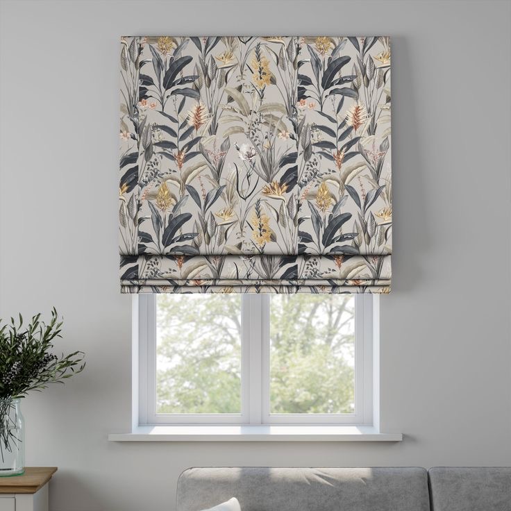 blings and curtains for living room